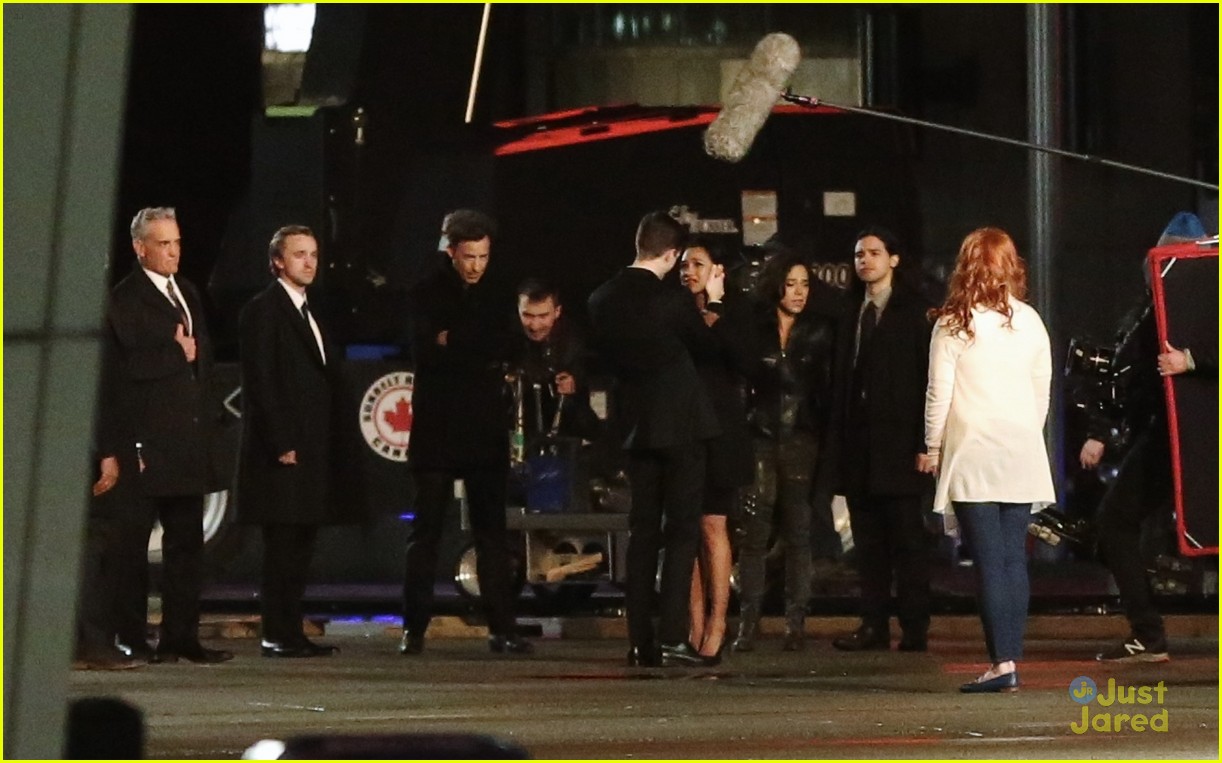 Grant Gustin & Candice Patton Film Emotional Scenes For 'The Flash'