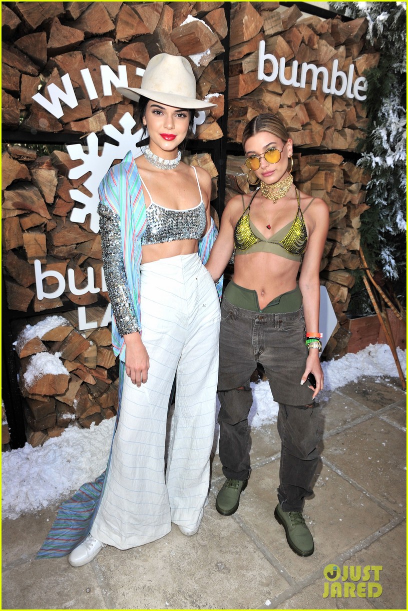 Kendall Jenner Co-Hosts Winter Bumbleland Party With Little Sis Kylie