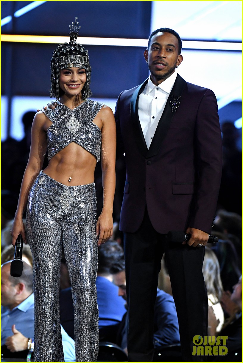 Vanessa Hudgens Gets Into Costume as Cher at BBMAs 2017