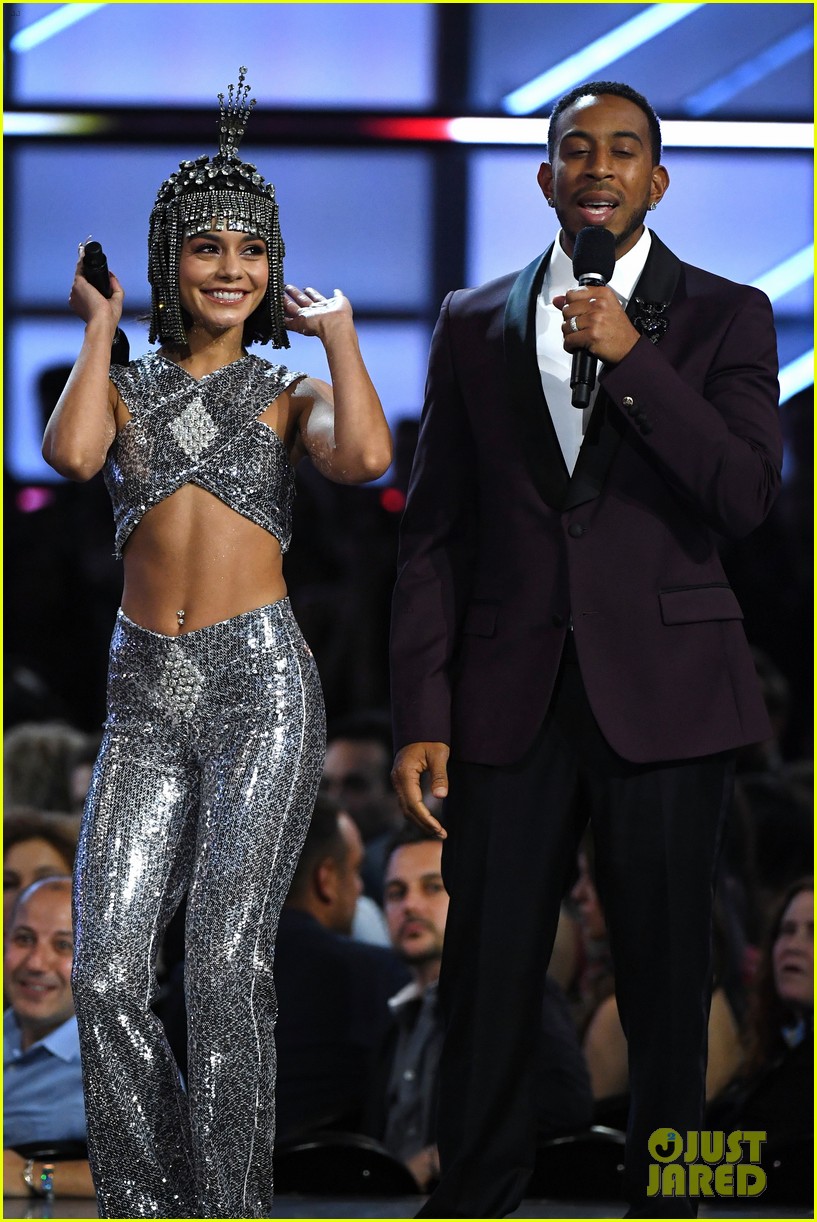 Vanessa Hudgens Gets Into Costume as Cher at BBMAs 2017