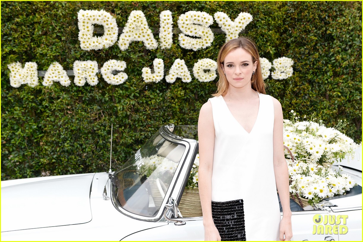 Sofia Carson Celebrates 'Daisy Marc Jacobs' With Tommy Dorfman & Miles Heizer