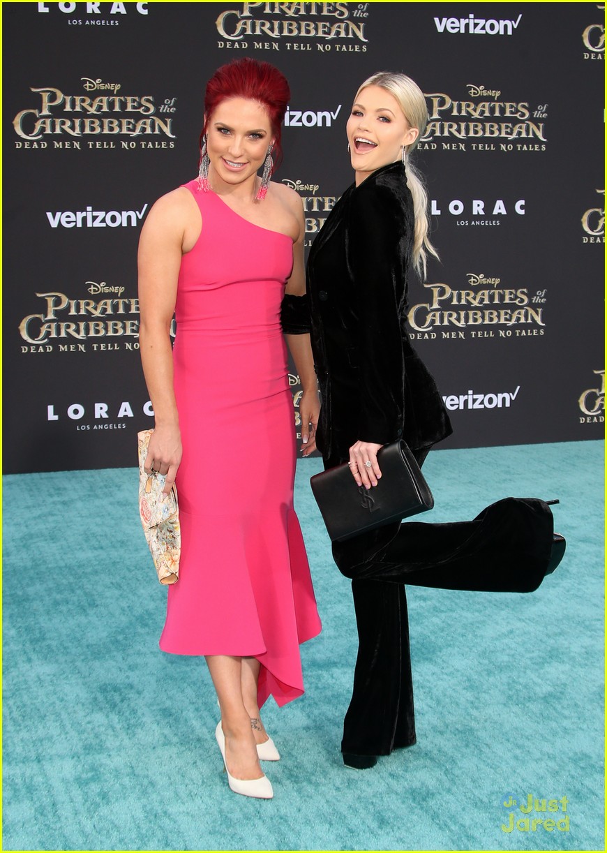 Sharna Burgess & Witney Carson Hit The 'Pirates of the Caribbean' Premiere Together