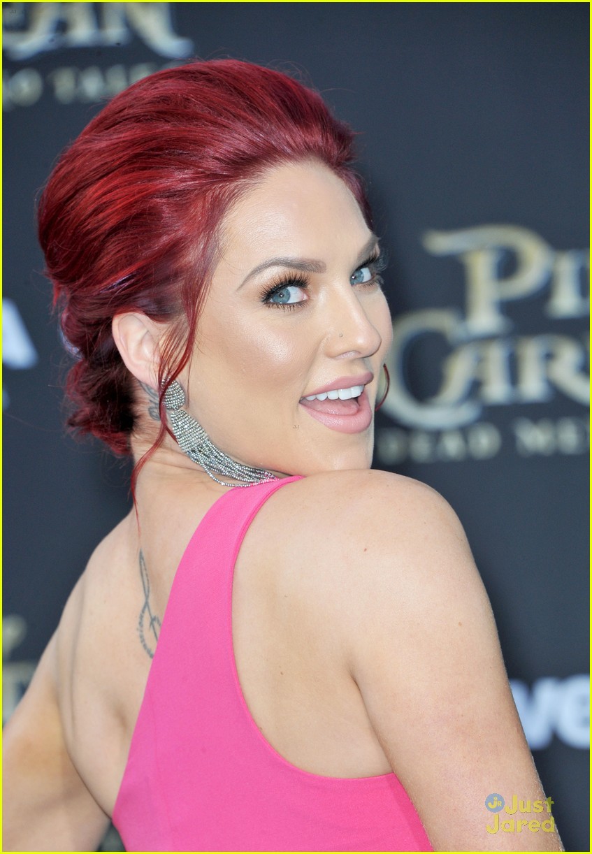 Sharna Burgess & Witney Carson Hit The 'Pirates of the Caribbean' Premiere Together