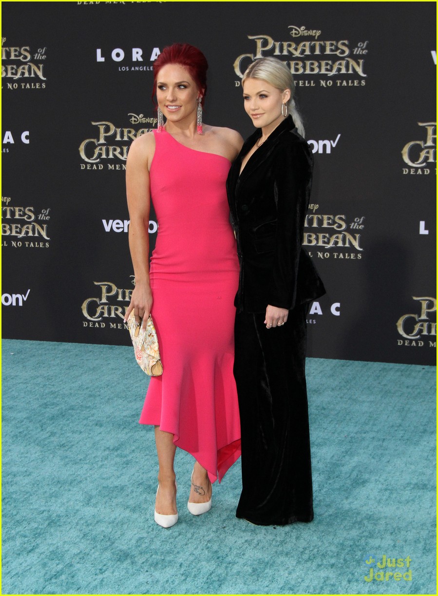 Sharna Burgess & Witney Carson Hit The 'Pirates of the Caribbean' Premiere Together