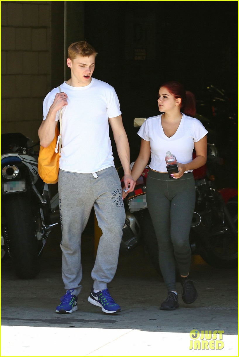 Ariel Winter & Boyfriend Levi Meaden Get Their Sweat On at the Gym