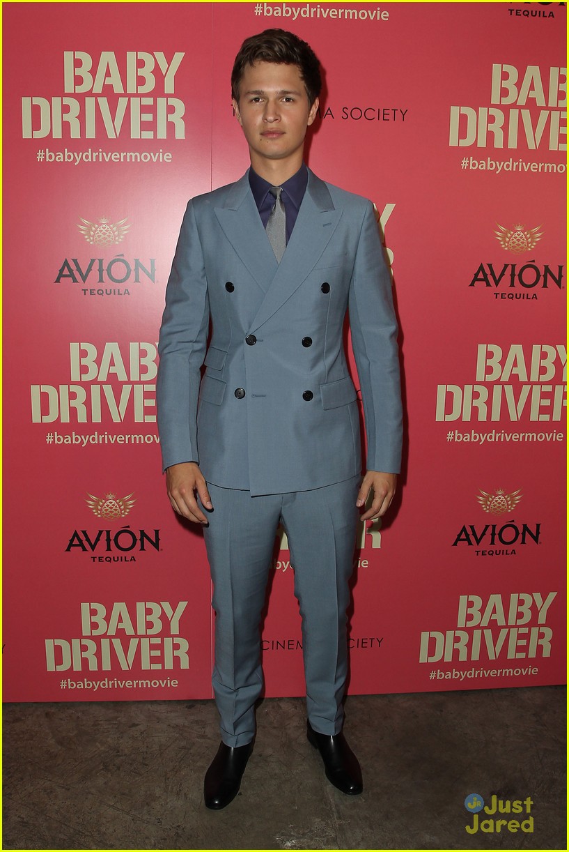 Ansel Elgort Couples Up With Girlfriend Violetta Komyshan For 'Baby Driver' NYC Screening