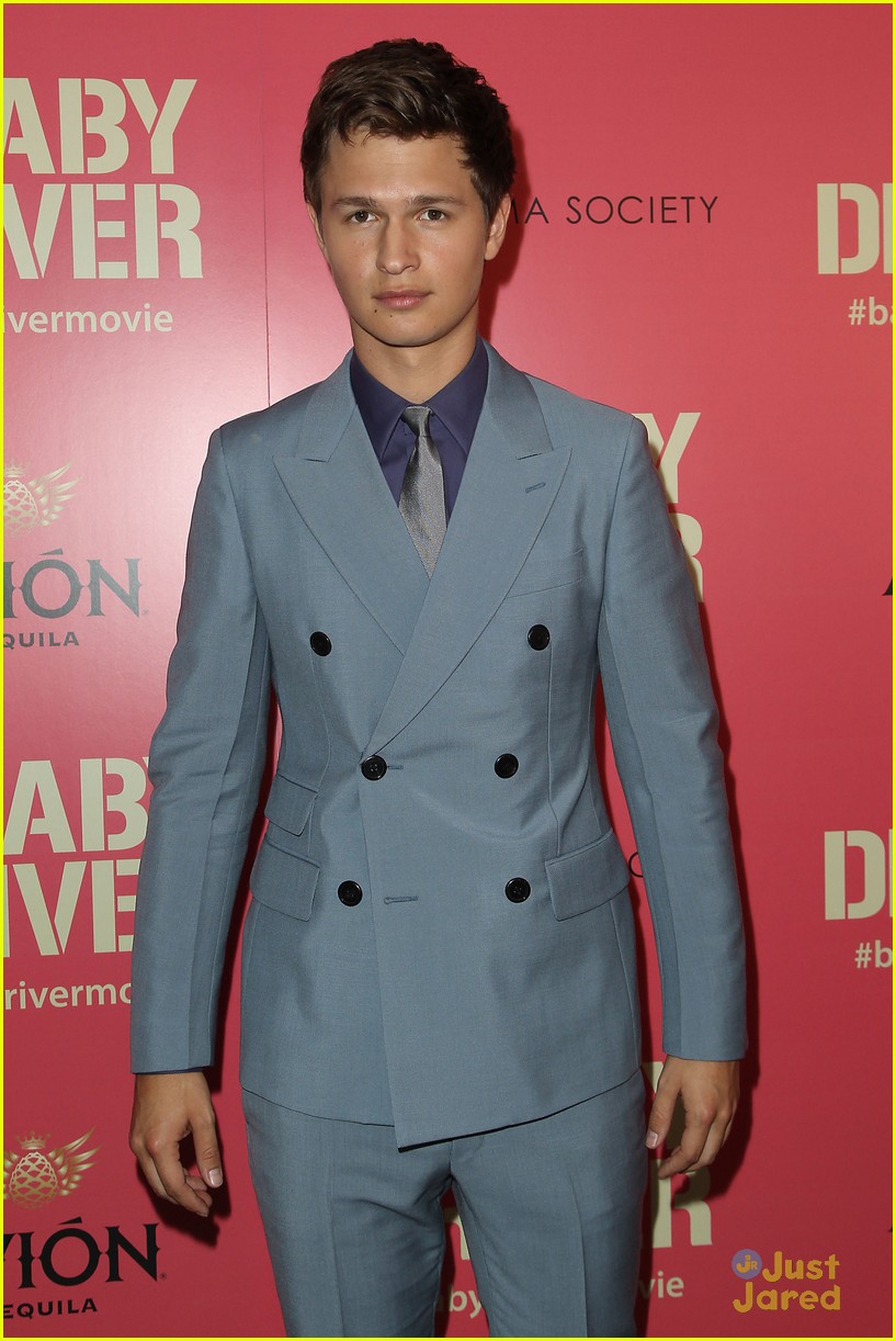 Ansel Elgort Couples Up With Girlfriend Violetta Komyshan For 'Baby Driver' NYC Screening