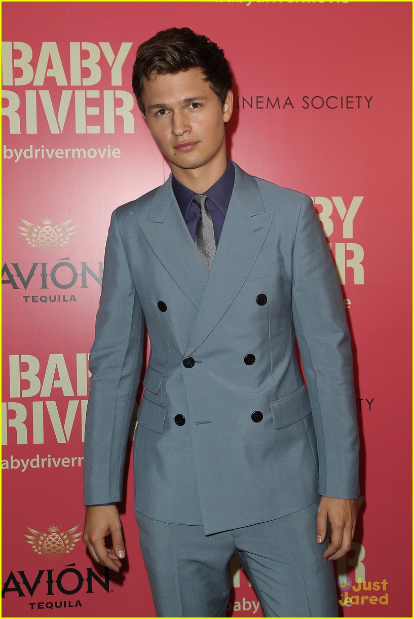 Ansel Elgort Couples Up With Girlfriend Violetta Komyshan For 'Baby Driver' NYC Screening