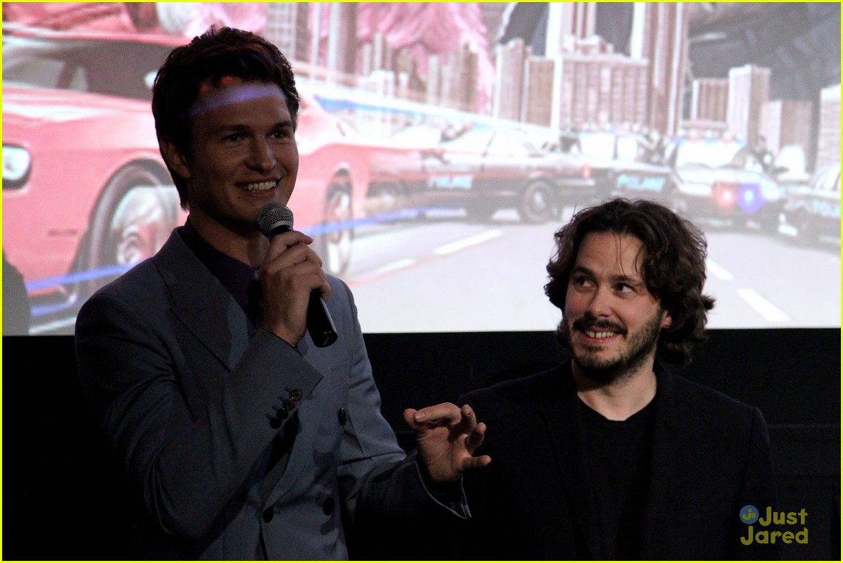 Ansel Elgort Couples Up With Girlfriend Violetta Komyshan For 'Baby Driver' NYC Screening