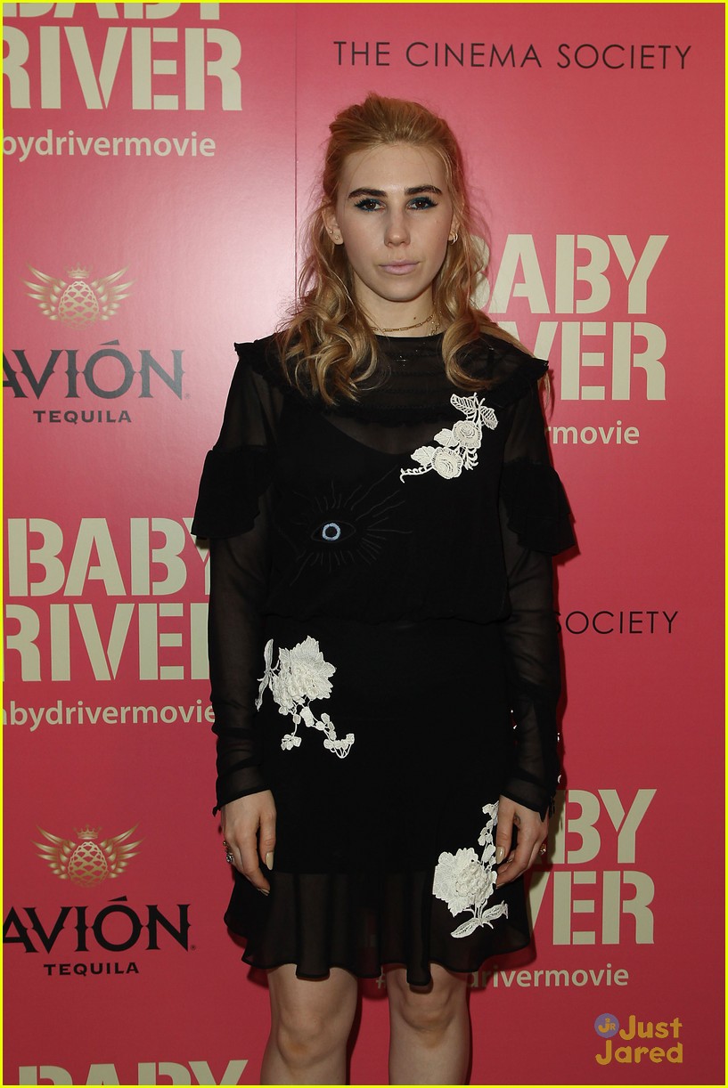 Ansel Elgort Couples Up With Girlfriend Violetta Komyshan For 'Baby Driver' NYC Screening