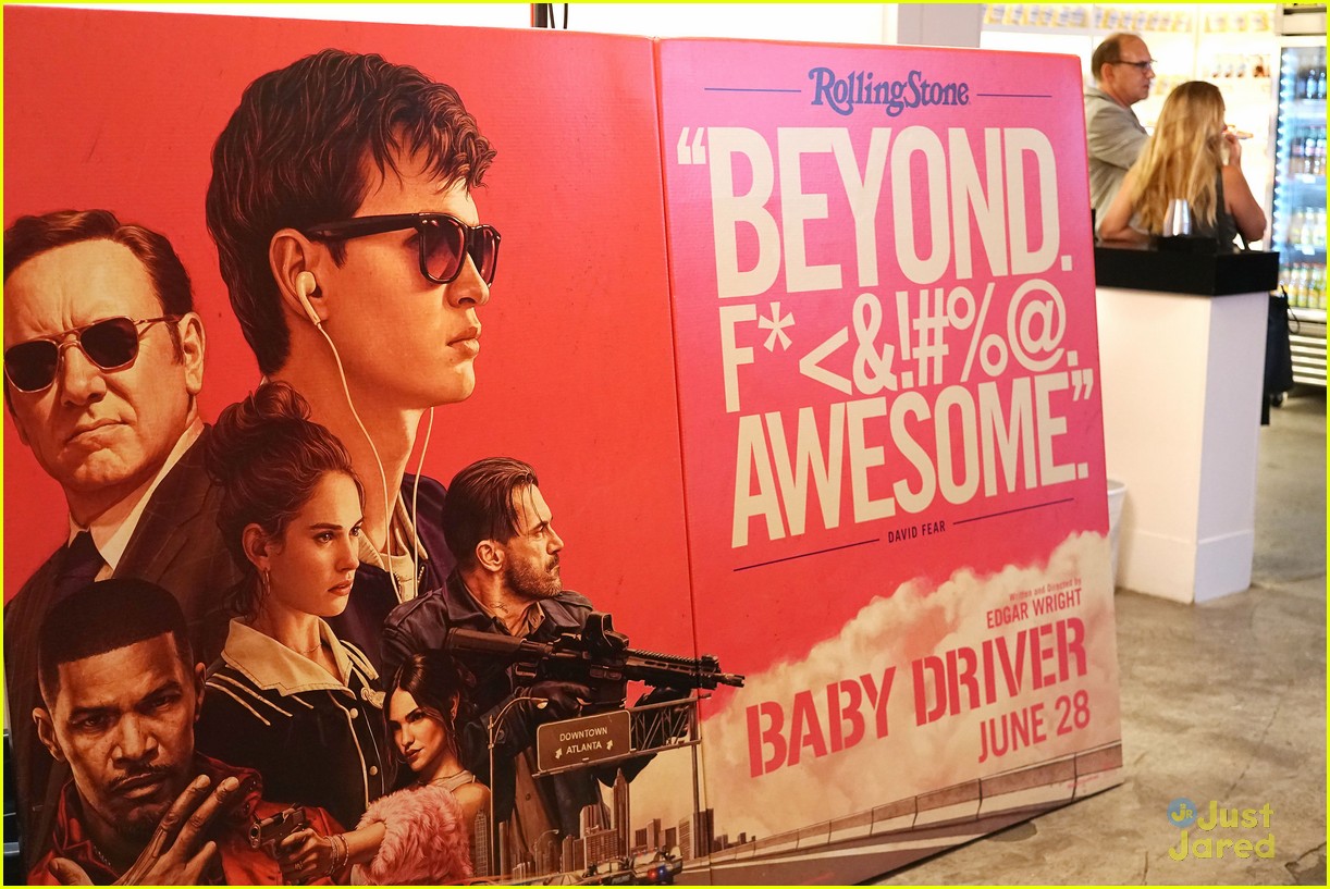 Ansel Elgort Couples Up With Girlfriend Violetta Komyshan For 'Baby Driver' NYC Screening