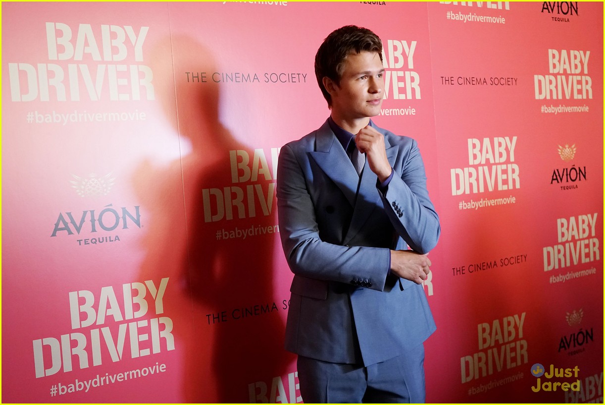 Ansel Elgort Couples Up With Girlfriend Violetta Komyshan For 'Baby Driver' NYC Screening