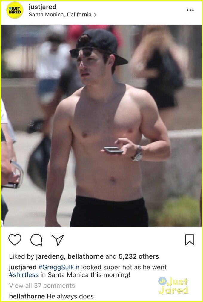 Bella Thorne Says Ex-Boyfriend Gregg Sulkin 'Always' Looks Hot