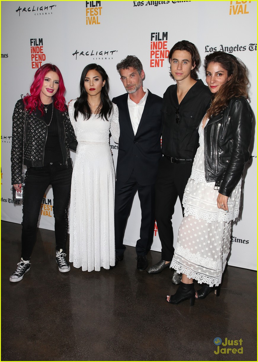 Bella Thorne Brings Her Bright Pink Hair to 'You Get Me' Screening