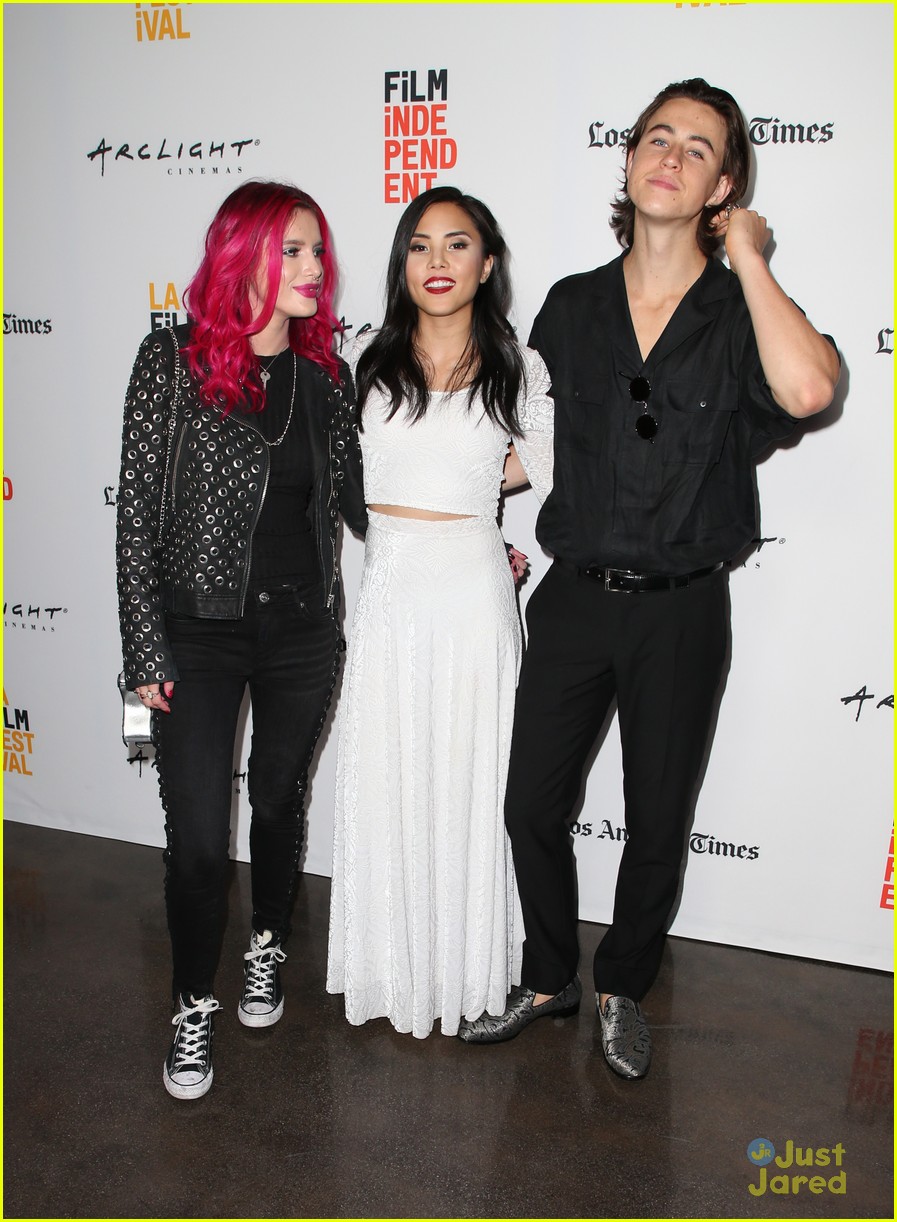 Bella Thorne Brings Her Bright Pink Hair to 'You Get Me' Screening