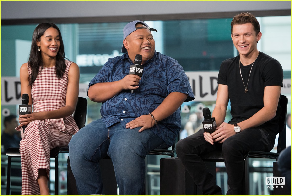 Tom Holland, Laura Harrier, & Jacob Batalon Join Forces for Build Series Interview