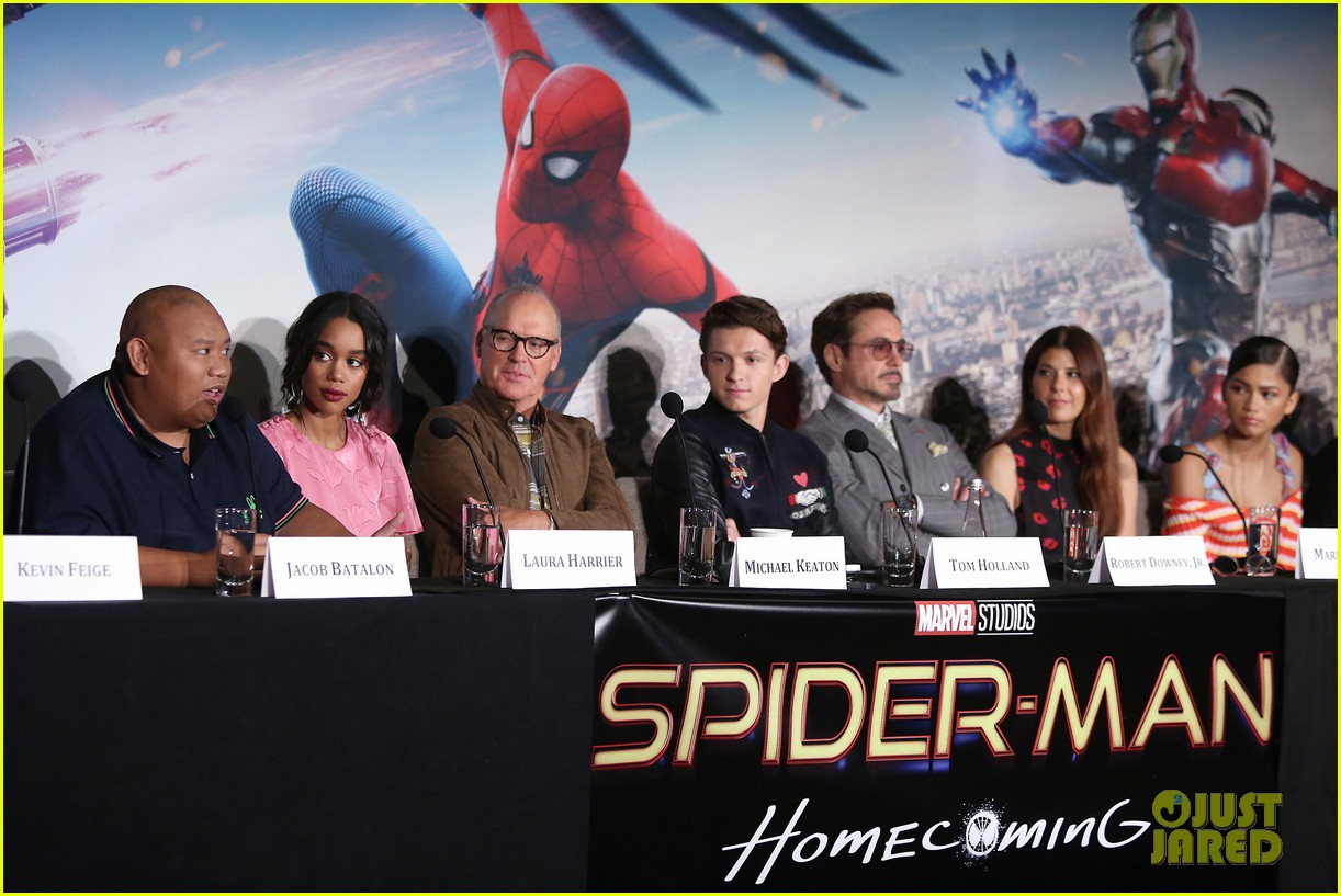 Zendaya and Laura Harrier Stun at 'Spider-Man: Homecoming's NYC Photocall