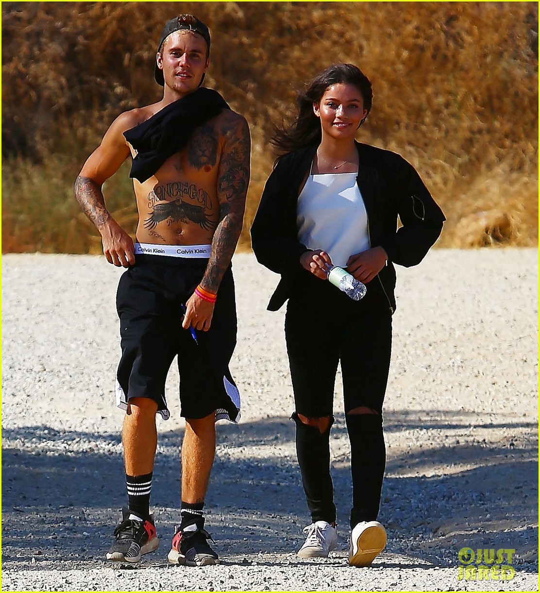 Justin Bieber Looks Hot on His Hike with a Friend!