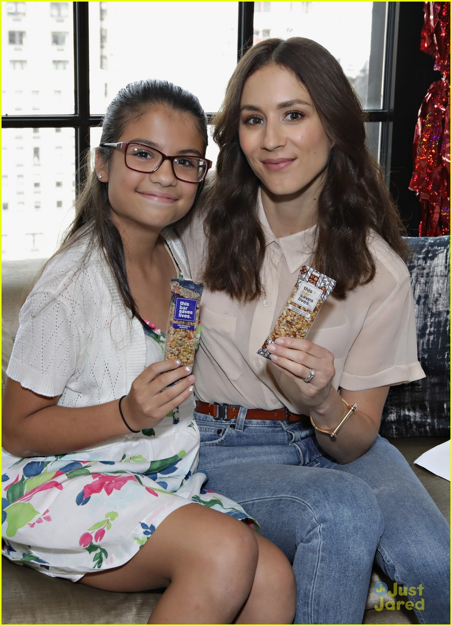 Troian Bellisario Teams Up with This Bar Saves Lives To End Child Hunger