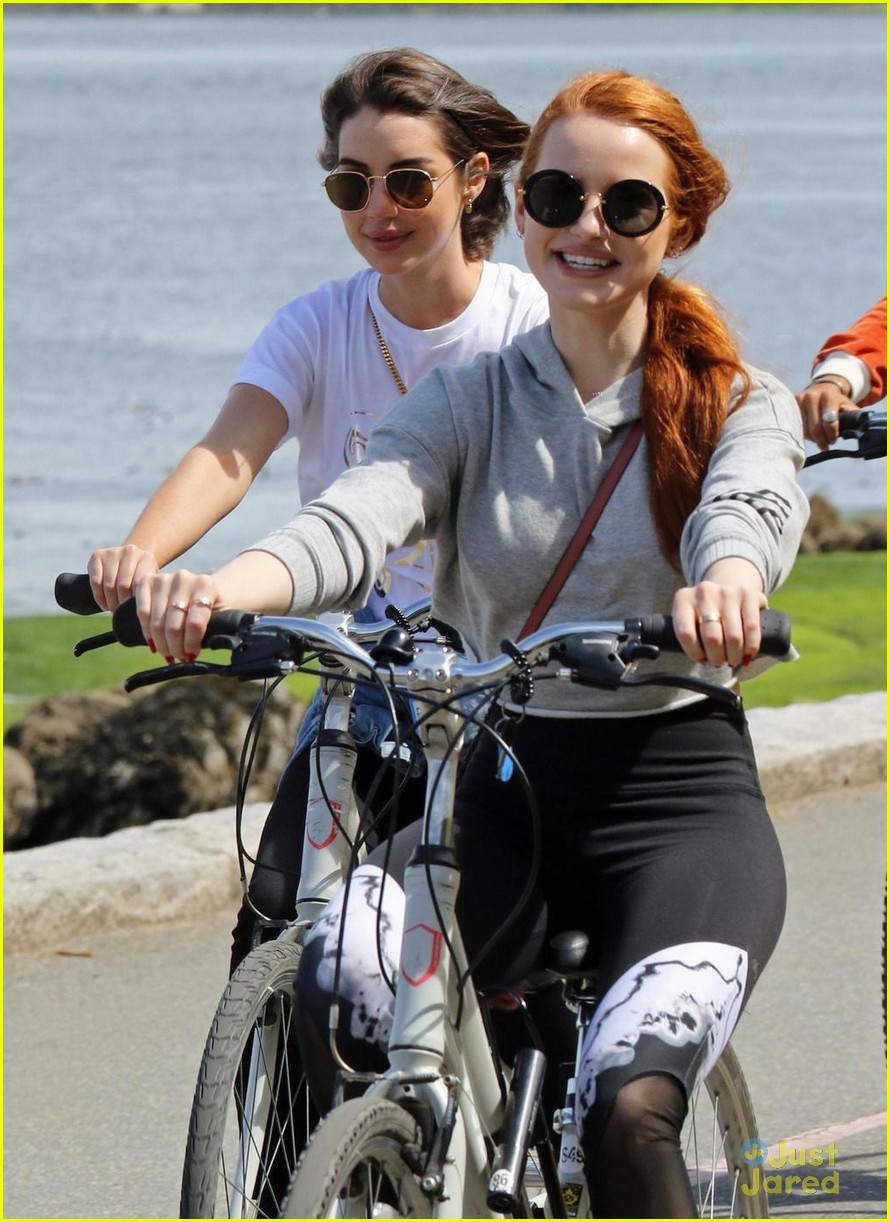 Madelaine Petsch & Adelaide Kane Go Bike Riding Together in Vancouver!