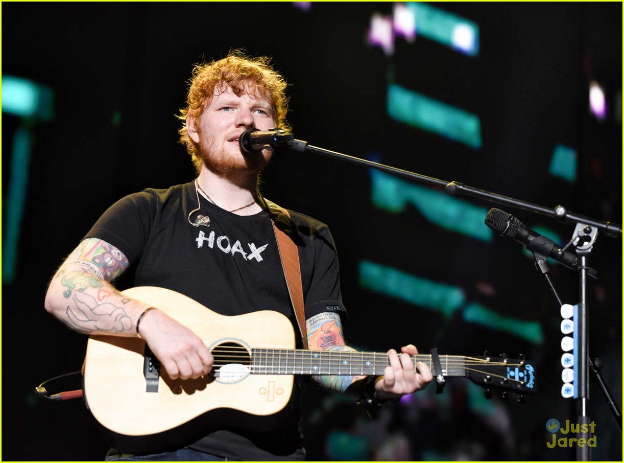 Ed Sheeran Sings 'Dive' To Baby Named After Him in Miami
