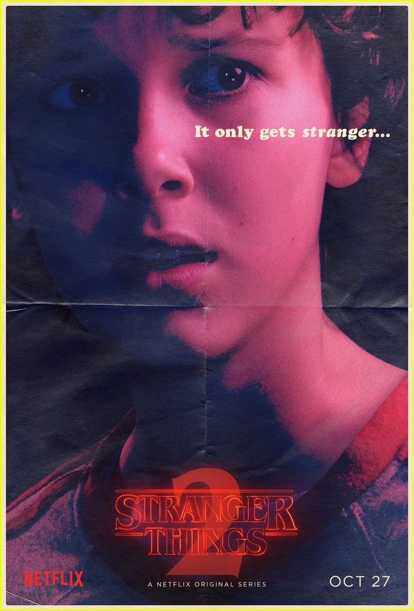 Millie Bobby Brown & Gaten Matarazzo Star On 'Stranger Things' Season 2 Posters!