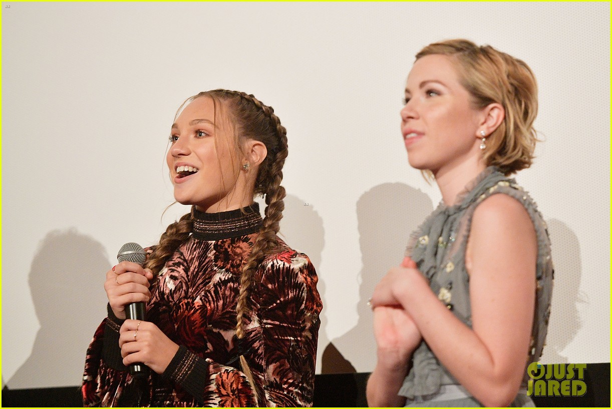 Maddie Ziegler's Sister Mackenzie Supports Her at 'Leap!' Premiere!