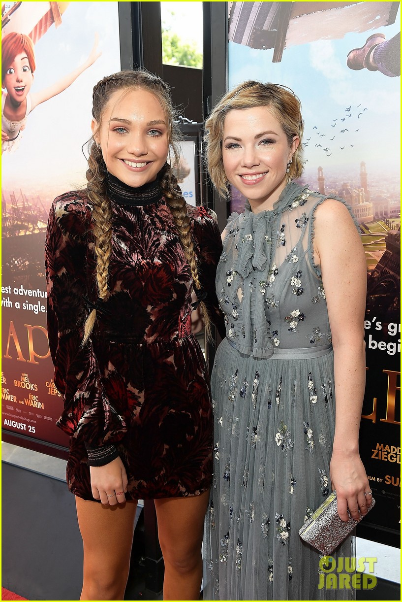 Maddie Ziegler's Sister Mackenzie Supports Her at 'Leap!' Premiere!