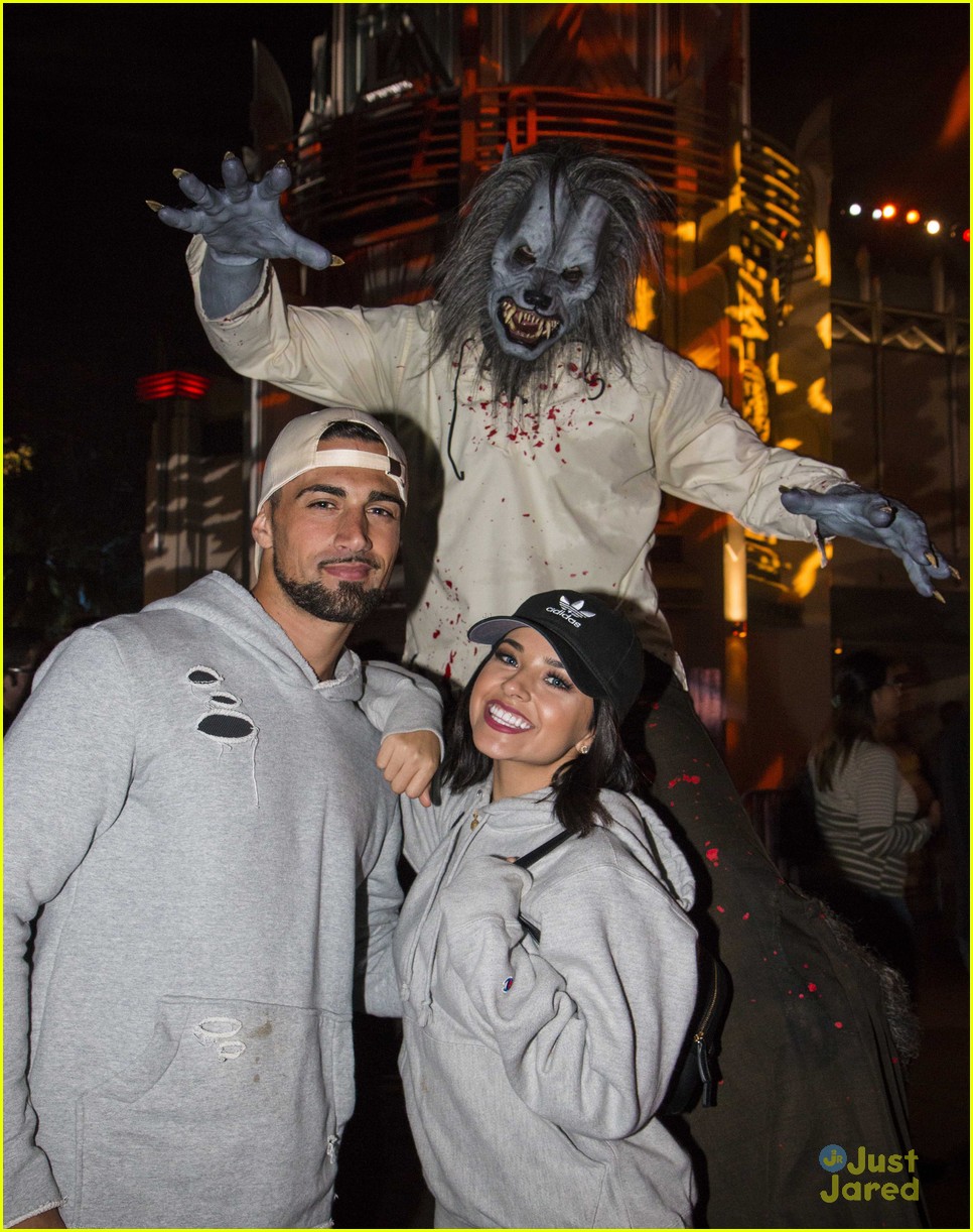 Becky G's Eyes Are Still Blue on Her Halloween Horror Date Night with Boyfriend Sebastian Lletget