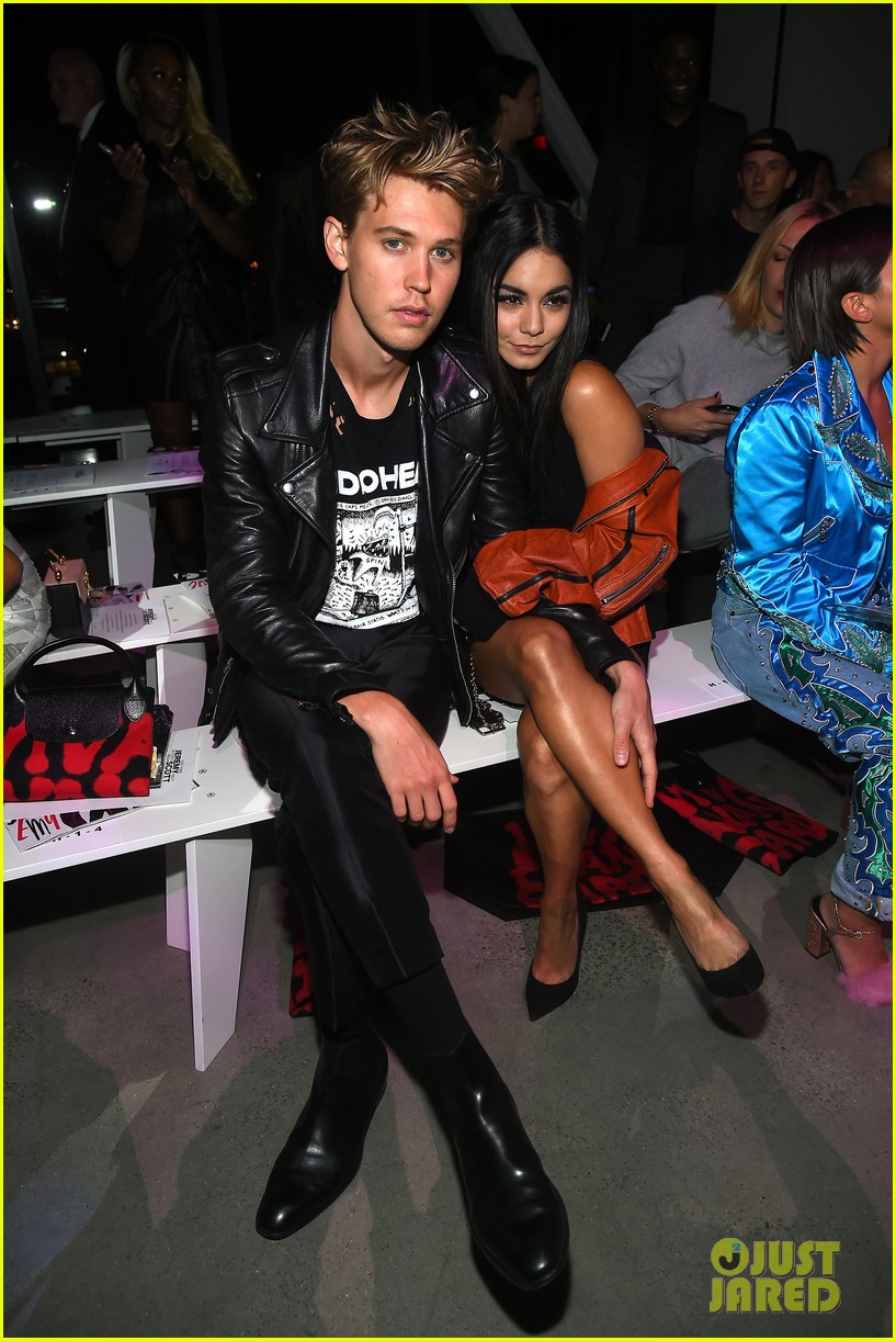 Vanessa Hudgens Sits Front Row at Fashion Week with Austin Butler!