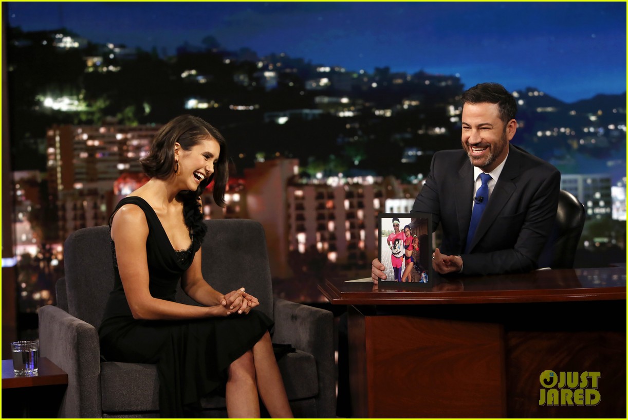 Nina Dobrev's Dog Maverick Wanted To Be On 'Jimmy Kimmel Live' With Her
