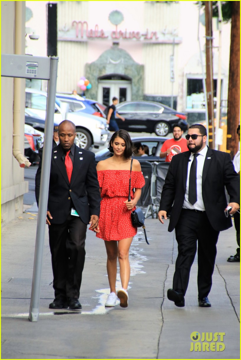 Nina Dobrev's Dog Maverick Wanted To Be On 'Jimmy Kimmel Live' With Her
