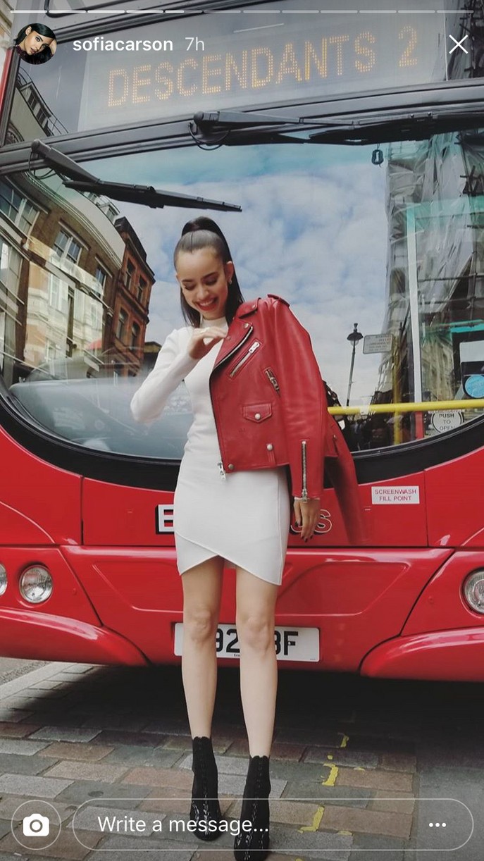 Sofia Carson, Booboo Stewart & Thomas Doherty Take Over London For 'Descendants 2' Promo