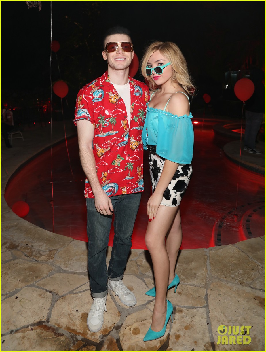 Peyton List Wears a Classic Movie Costume for Halloween with Cameron Monaghan!