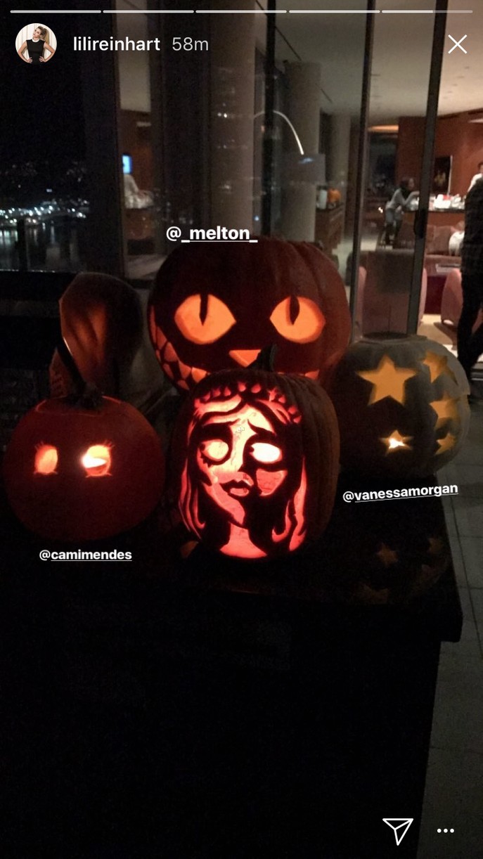 Lili Reinhart, Vanessa Morgan & 'Riverdale' Cast Have Pumpkin Carving Party