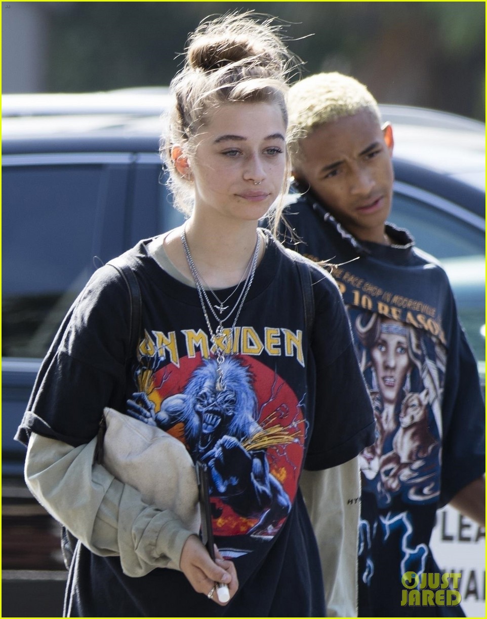 Jaden Smith & Odessa Adlon Couple Up for Low-Key Lunch 