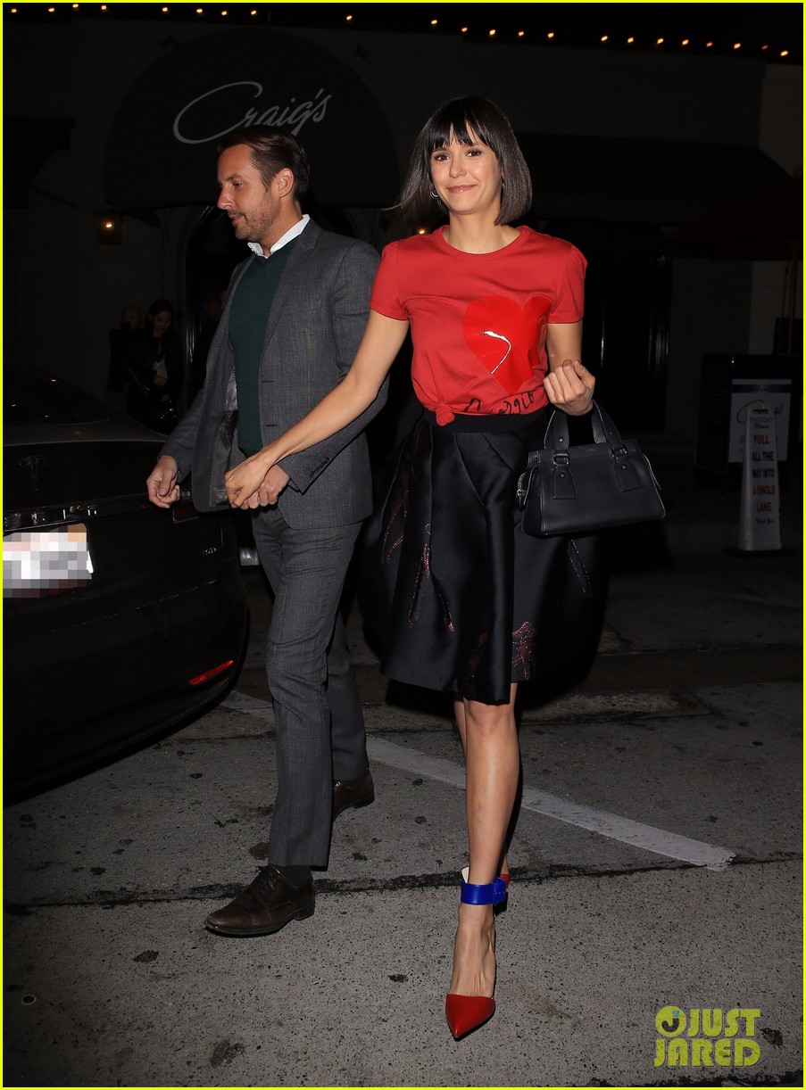 Nina Dobrev Steps Out for Stylish Dinner Date With Publicist