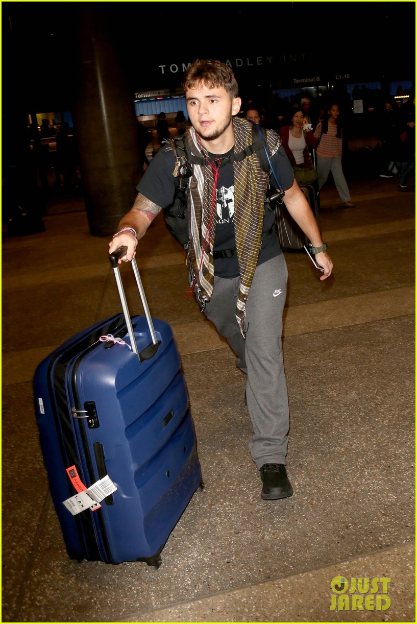Prince Jackson Touches Down at LAX Weeks After Motorcycle Accident