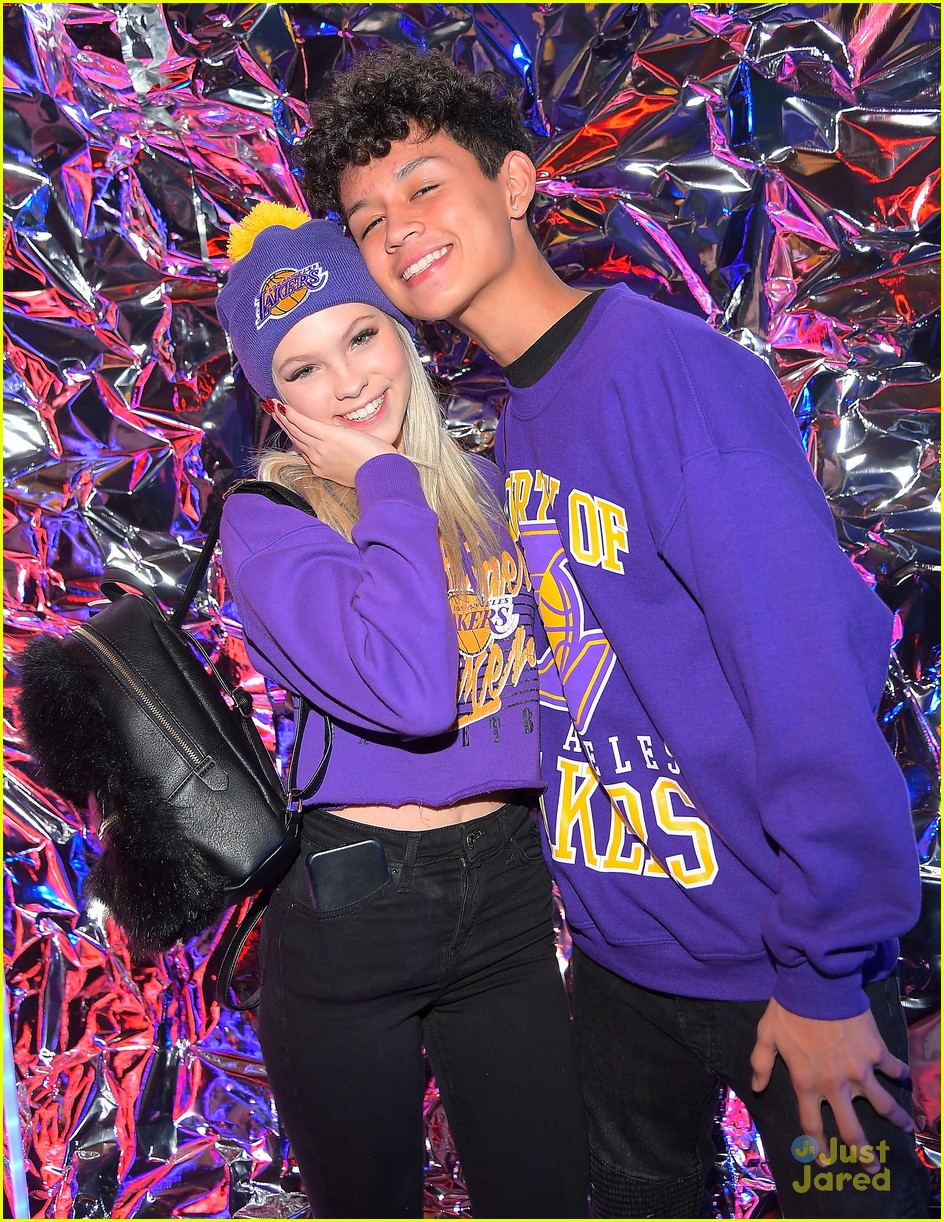 Jordyn Jones & Boyfriend Brandon Westenberg Show Lakers Pride at Call It Spring Event