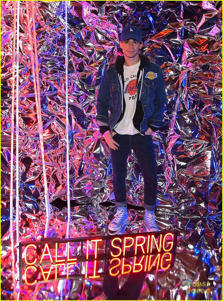 Jordyn Jones & Boyfriend Brandon Westenberg Show Lakers Pride at Call It Spring Event