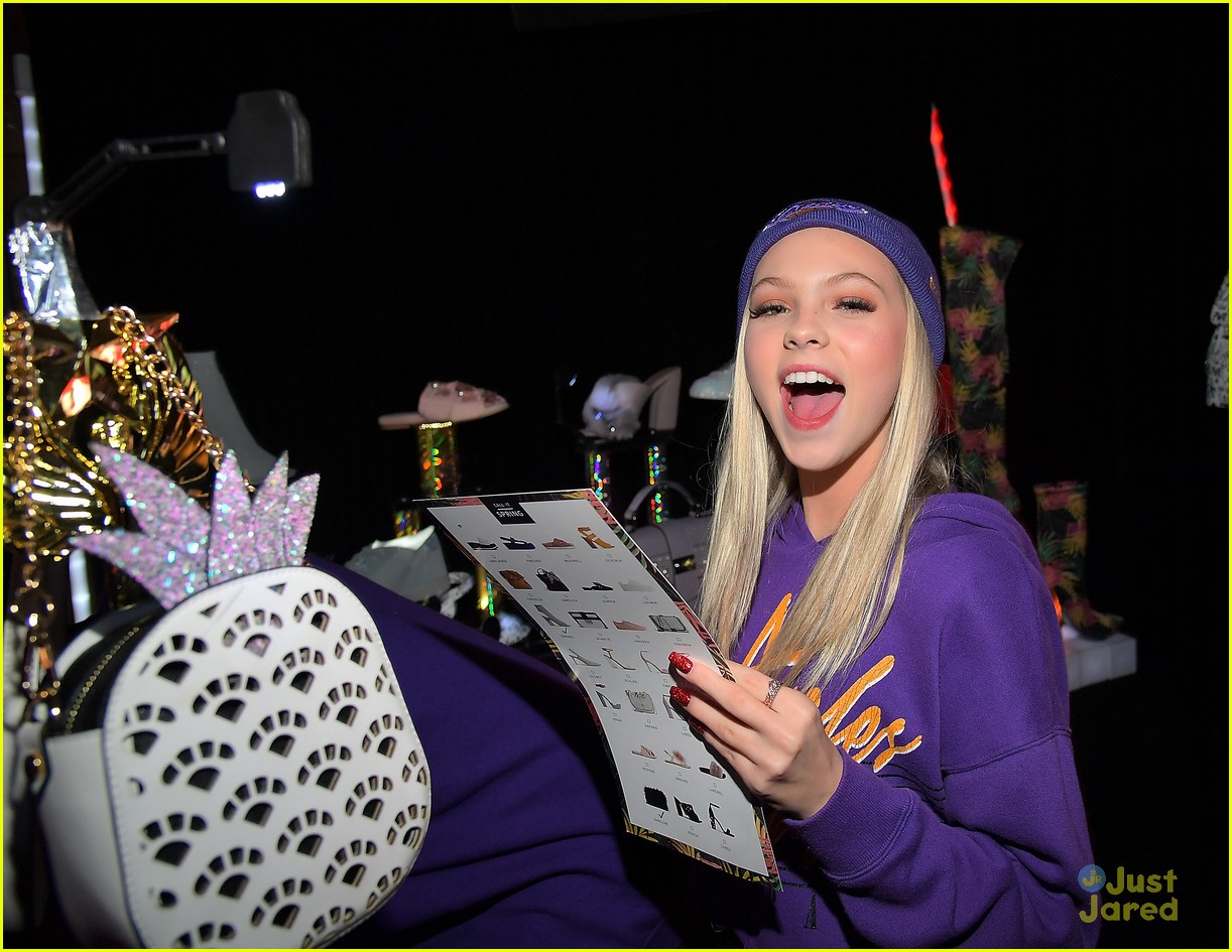 Jordyn Jones & Boyfriend Brandon Westenberg Show Lakers Pride at Call It Spring Event
