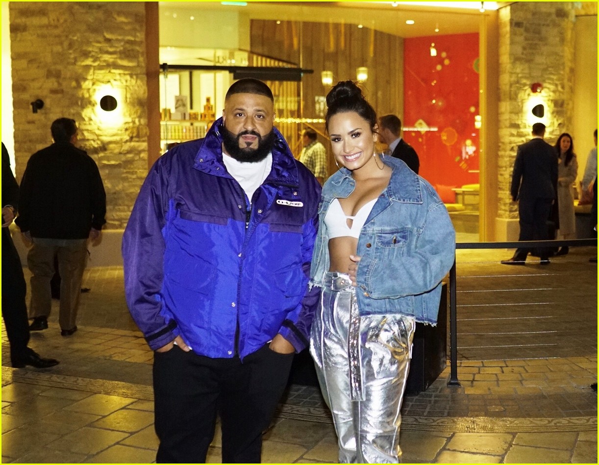 Demi Lovato Throws 'Fan Luv' Event in L.A. with DJ Khaled!