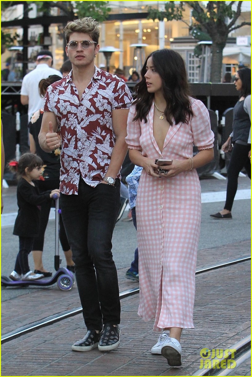 Gregg Sulkin & Chloe Bennet Team Up for Stylish LA Outing