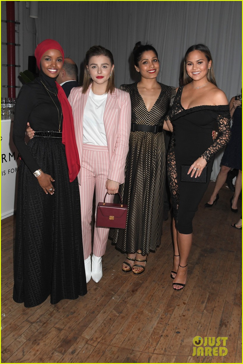 Zendaya & Chloe Moretz Go High Fashion for Jewelry Event in NYC