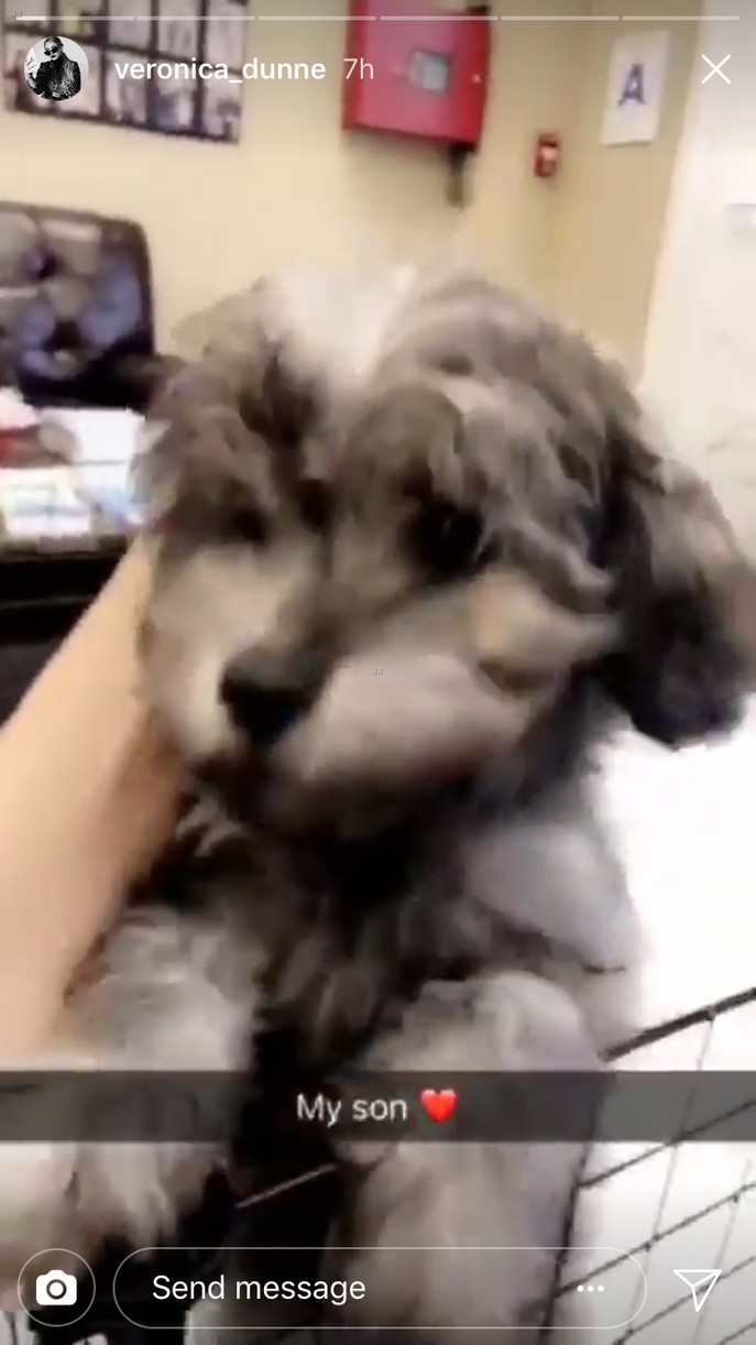 Veronica Dunne Adopted The Cutest Little Puppy Ever!
