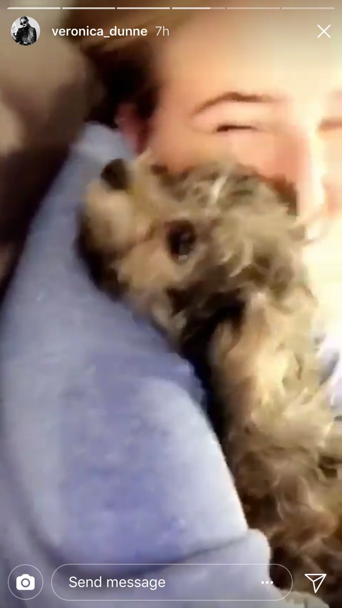 Veronica Dunne Adopted The Cutest Little Puppy Ever!