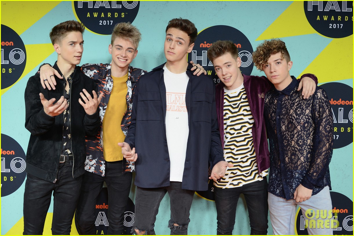 Why Don't We Nail Their Orange Carpet Poses at the Nickelodeon Halo Awards 2017!