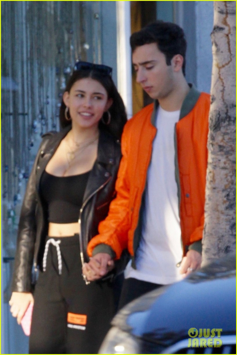 Madison Beer & Boyfriend Zack Bia Wear Matching Shoes at Lunch