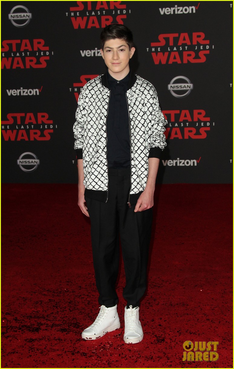 Jenna Ortega Stuns on the 'Star Wars: The Last Jedi' Red Carpet