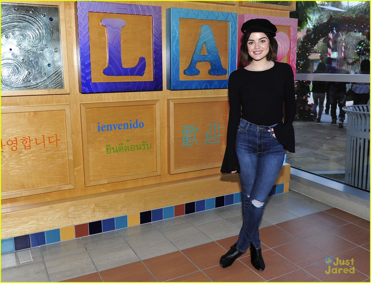 Lucy Hale Bonds With CHLA Patient Laura Over Love of French Fries